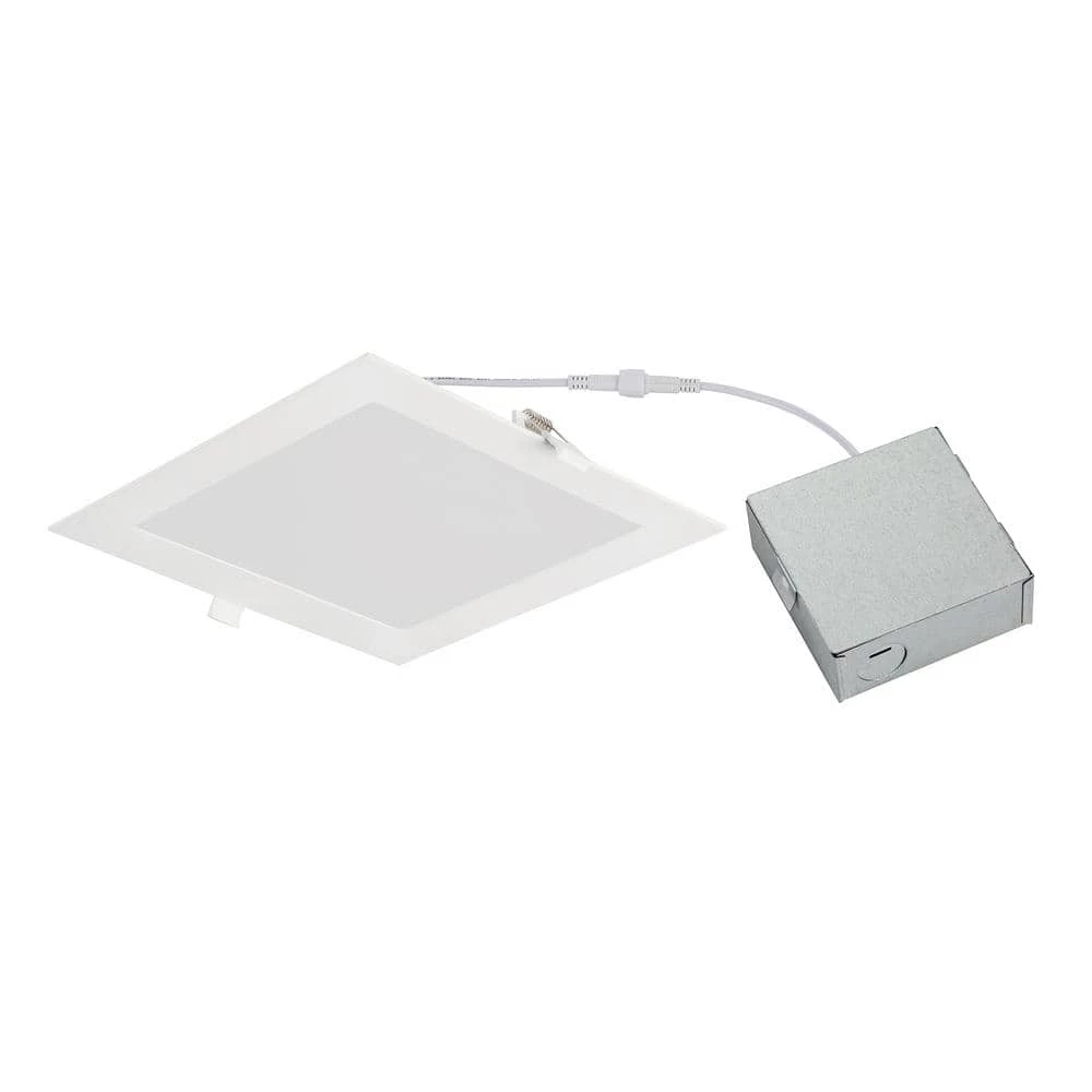 8 in. Square 1400 Lumens Integrated LED Canless Slim Panel Light, 5000K by EnviroLite 6 8 in. Square 1400 Lumens Integrated LED Canless Slim Panel Light, 5000K by EnviroLite - Image 4