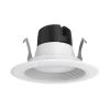 4 in. Recessed LED Ceiling Light with White Baffle Trim, 5000K, 93 CRI by EnviroLite -Troy Lighting Sales envirolite recessed lighting trims ev406950wh50 64 1000