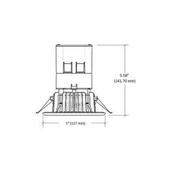 Easy Up 4 in. Soft White LED Recessed Can Light with 93 CRI, 3000K J-Box with Brushed Nickel Trim (No Can Needed) by EnviroLite -Troy Lighting Sales envirolite recessed lighting trims ev407941bn30 77 1000
