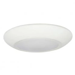 6 in. White Integrated LED Surface Mounted Disk Light Trim by EnviroLite