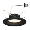5 in. and 6 in. 3000K Integrated LED Black Recessed Light Trim by EnviroLite