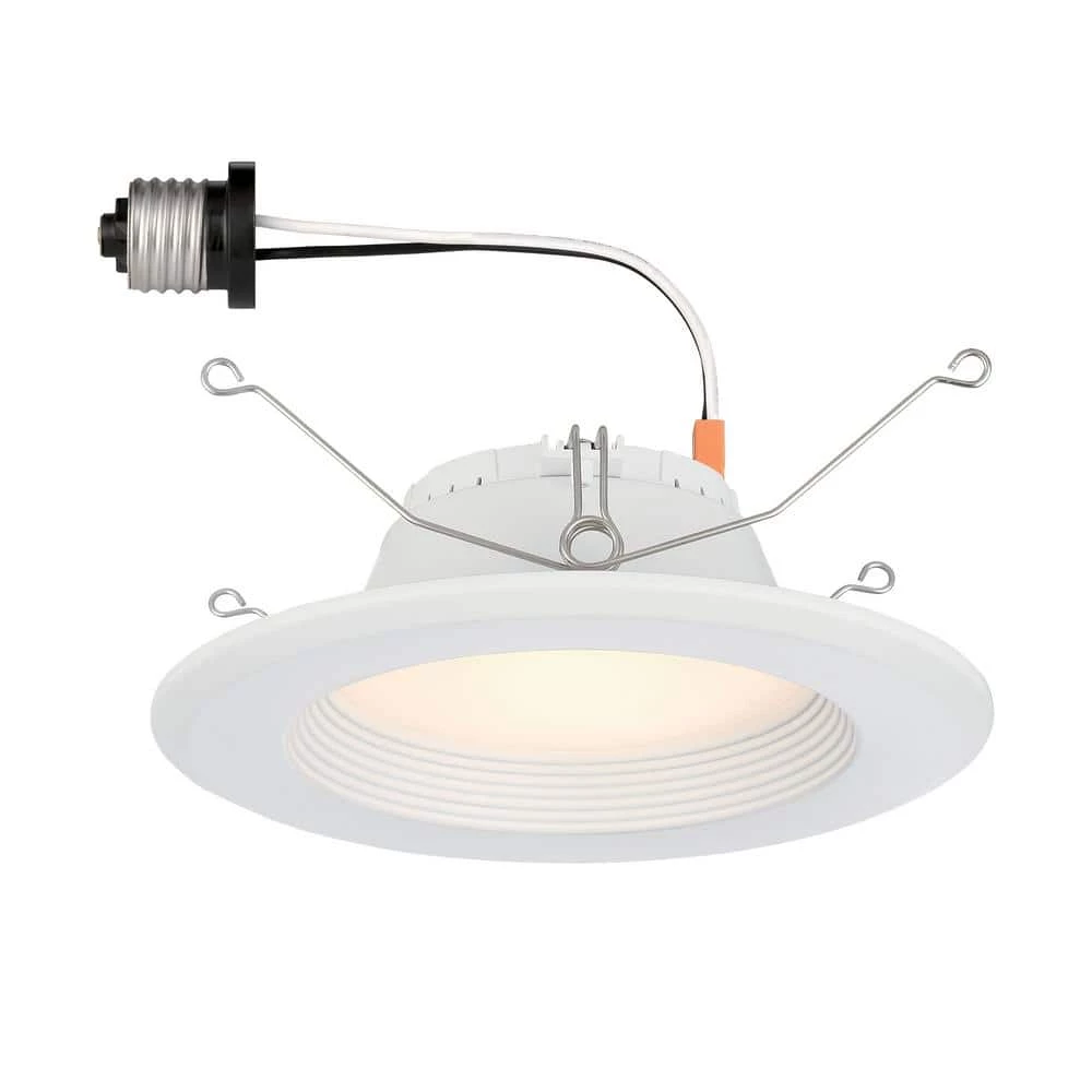 5 in. and 6 in. 4000K Integrated LED White Recessed Light Trim by EnviroLite 3 5 in. and 6 in. 4000K Integrated LED White Recessed Light Trim by EnviroLite