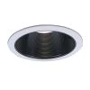 6 in. R30 Black Recessed Metal Baffle Trim (6-Pack) by EnviroLite -Troy Lighting Sales envirolite recessed lighting trims evrt610mbwh 6 64 1000