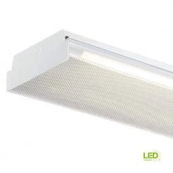 4ft. 7,000 Lumens 2-Light T8 LED White Wraparound Light, 4000K by EnviroLite -Troy Lighting Sales envirolite wraparound lights wa09t3540 40 1000