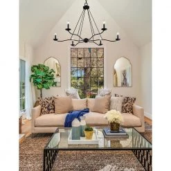 Sawyer 53.5 in. 6-Light Forged Iron D Chandelier by Troy Lighting -Troy Lighting Sales forged iron troy lighting chandeliers f6306 31 1000