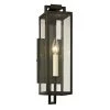 Beckham 1-Light Forged Iron 16.5 in. H Outdoor Wall Lantern Sconce with Clear Glass by Troy Lighting -Troy Lighting Sales forged iron troy lighting outdoor sconces b6381 64 1000