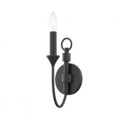 Cate 1-Light Forged Iron Wall Sconce by Troy Lighting