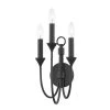 Cate 3-Light Forged Iron Wall Sconce by Troy Lighting -Troy Lighting Sales forged iron troy lighting vanity lighting b1003 for 64 1000