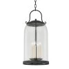 Napa County 4-Light French Iron, Clear Seeded Lantern Pendant Light by Troy Lighting 1 Napa County 4-Light French Iron, Clear Seeded Lantern Pendant Light by Troy Lighting -Troy Lighting Sales french iron clear seeded troy lighting outdoor pendant lights f5186 frn 64 1000