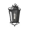 Santa Barbara County 1-Light French Iron, Clear Seeded Outdoor Wall Lantern Sconce by Troy Lighting 2 Santa Barbara County 1-Light French Iron, Clear Seeded Outdoor Wall Lantern Sconce by Troy Lighting -Troy Lighting Sales french iron clear seeded troy lighting outdoor sconces b4121 frn 64 1000