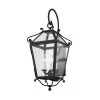 Santa Barbara County 3-Light French Iron, Clear Seeded Outdoor Wall Lantern Sconce by Troy Lighting -Troy Lighting Sales french iron clear seeded troy lighting outdoor sconces b4123 frn 64 1000