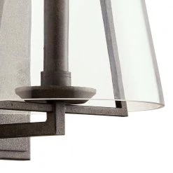 Adamson 19 in. French Iron 1-Light Wall Sconce with Clear Glass Shade by Troy Lighting -Troy Lighting Sales french iron troy lighting vanity lighting b7402 1f 1000