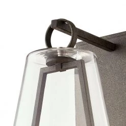 Adamson 3-Light French Iron Wall Sconce with Clear Glass Shade by Troy Lighting -Troy Lighting Sales french iron troy lighting vanity lighting b7403 4f 1000