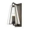 Adamson 3-Light French Iron Wall Sconce with Clear Glass Shade by Troy Lighting -Troy Lighting Sales french iron troy lighting vanity lighting b7403 64 1000