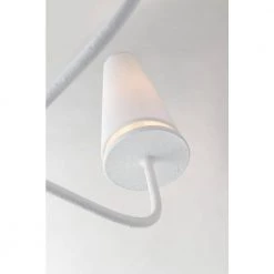 Marcel 8-Light Gesso White 43.25 in. D Chandelier with Off-White Hardback Cotton Shade by Troy Lighting -Troy Lighting Sales gesso white troy lighting chandeliers f6286 4f 1000