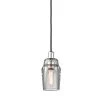 Citizen 1-Light Graphite and Polished Nickel Mini Pendant with Clear Pressed Glass Shade by Troy Lighting -Troy Lighting Sales graphite and polished nickel troy lighting pendant lights f5993 64 1000
