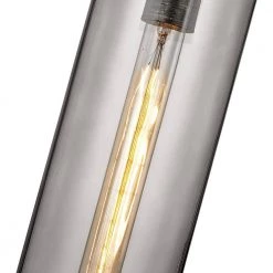 Union 1-Light Graphite Square Wall Sconce with Smoke Glass Shade by Troy Lighting -Troy Lighting Sales graphite troy lighting wall sconces b5911 fa 1000