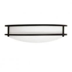 14 in. 1-Light Matte Black Selectable Dimmable LED Flush Mount by EnviroLite -Troy Lighting Sales matte black envirolite flush mount lights ev1414c3c 43 c3 1000