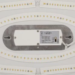 24 in. Oval 1-Light Matte Black Selectable Dimmable LED Flush Mount by EnviroLite -Troy Lighting Sales matte black envirolite flush mount lights ev1424c3c 43 76 1000