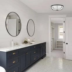 16 in. 1-Light Matte Black Selectable CCT LED Flush Mount by EnviroLite -Troy Lighting Sales matte black envirolite flush mount lights ev1558c3 43 40 1000