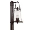 Owings Mill 3-Light Outdoor Natural Bronze Post Light by Troy Lighting