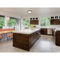 18 in. Winslow Natural Iron Integrated Selectable CCT LED Round Ceiling Light Flush Mount by EnviroLite -Troy Lighting Sales natural iron envirolite flush mount lights ev1561c3 151 e1 1000