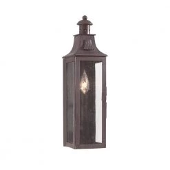 Newton Old Bronze Outdoor Wall Lantern Sconce by Troy Lighting