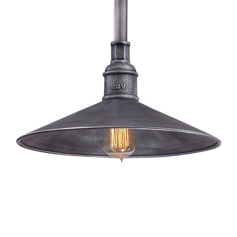 Toledo 1-Light Old Silver Outdoor Hanging Pendant by Troy Lighting 6 Toledo 1-Light Old Silver Outdoor Hanging Pendant by Troy Lighting - Image 4