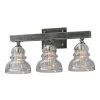 Menlo Park 3-Light Old Silver Vanity Light by Troy Lighting