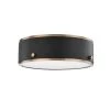 Eli 1-Light Patina Brass Soft Black Small Flush Mount by Troy Lighting 2 Eli 1-Light Patina Brass Soft Black Small Flush Mount by Troy Lighting -Troy Lighting Sales patina brass soft black troy lighting flush mount lights c8312 pbr sfb 64 1000