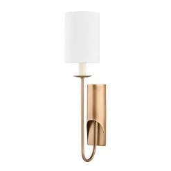 Michas 1-Light Patina Brass Wall Sconce by Troy Lighting
