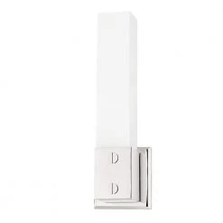 Jonah 4.25 in. 1-Light Polished Nickel Vanity Light Bath Sconce by Troy Lighting