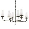 Marcel 8-Light Pompeii Bronze 43.25 in. D Chandelier with Off-White Hardback Cotton Shade by Troy Lighting -Troy Lighting Sales pompeii bronze troy lighting chandeliers f6296 64 1000