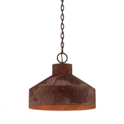 Rise & Shine 3-Light Rust Patina Pendant by Troy Lighting