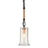 Pier 39 1-Light Shipyard Bronze Pendant by Troy Lighting