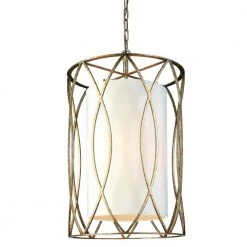 Sausalito 4-Light Silver Gold Pendant by Troy Lighting