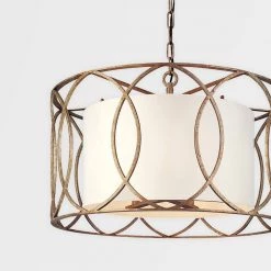 Sausalito 5-Light Silver Gold Pendant by Troy Lighting -Troy Lighting Sales silver gold troy lighting chandeliers f1285sg 76 1000