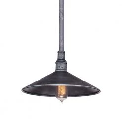 Toledo 1-Light Old Silver Outdoor Hanging Pendant by Troy Lighting