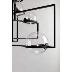 Elliot 8-Light Textured Black 44 in. W Pendant with Clear Glass by Troy Lighting -Troy Lighting Sales textured black troy lighting chandeliers f6228 c3 1000
