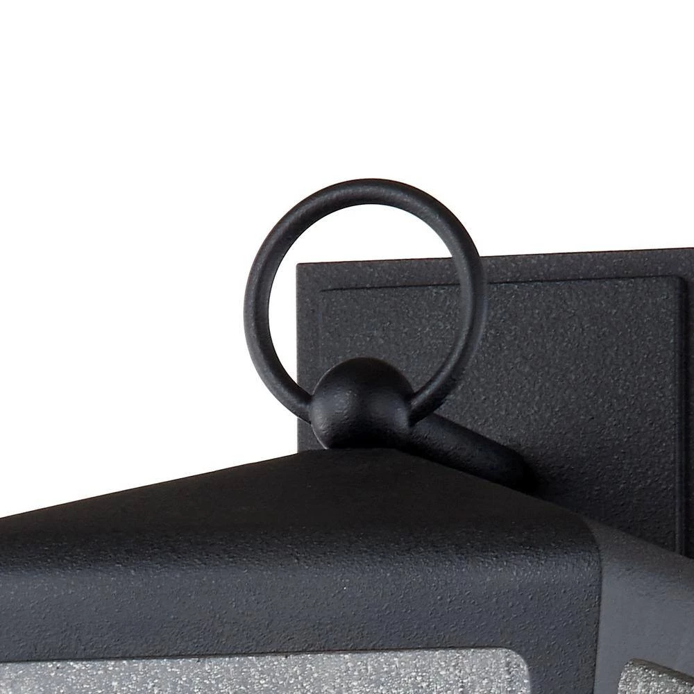 Mariden 3-Light Textured Black Wall Sconce with Clear Seeded Glass Shade by Troy Lighting 6 Mariden 3-Light Textured Black Wall Sconce with Clear Seeded Glass Shade by Troy Lighting - Image 4