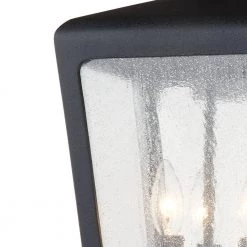 Mariden 3-Light Textured Black Wall Sconce with Clear Seeded Glass Shade by Troy Lighting 8 Mariden 3-Light Textured Black Wall Sconce with Clear Seeded Glass Shade by Troy Lighting -Troy Lighting Sales textured black troy lighting vanity lighting b7602 4f 1000
