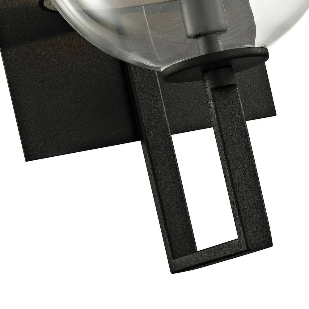 Elliot 1-Light Textured Black 11.5 in. H Wall Sconce with Clear Glass by Troy Lighting 10 Elliot 1-Light Textured Black 11.5 in. H Wall Sconce with Clear Glass by Troy Lighting - Image 8