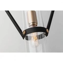 Raef 1-Light Textured Bronze 7 in. W Pendant with Clear Glass by Troy Lighting -Troy Lighting Sales textured bronze troy lighting pendant lights f6313 1f 1000