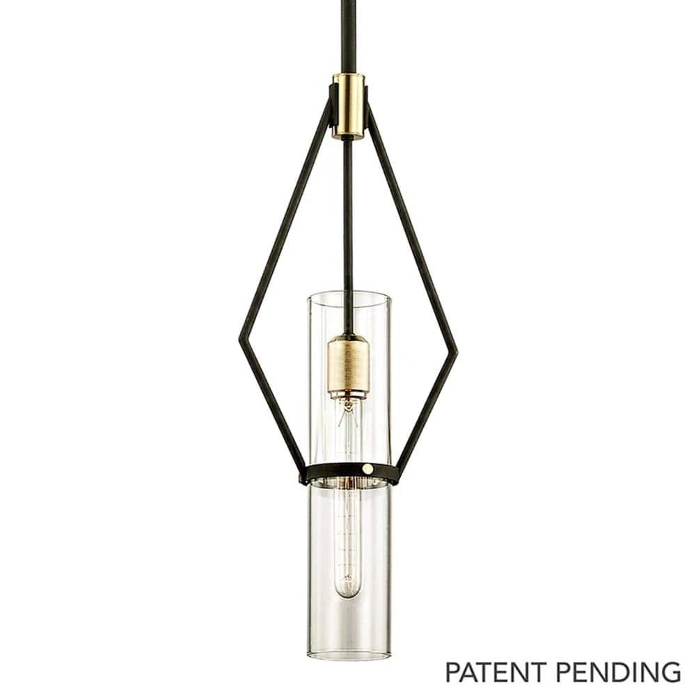 Raef 1-Light Textured Bronze 9.5 in. W Pendant with Clear Glass by Troy Lighting 3 Raef 1-Light Textured Bronze 9.5 in. W Pendant with Clear Glass by Troy Lighting