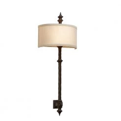Umbria 2-Light Umbria Bronze Wall Sconce by Troy Lighting