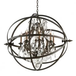 Byron 8-Light Vintage Bronze Pendant by Troy Lighting