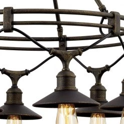 Shelton 6-Light Vintage Bronze Chandelier by Troy Lighting 9 Shelton 6-Light Vintage Bronze Chandelier by Troy Lighting -Troy Lighting Sales vintage bronze troy lighting chandeliers f7596 4f 1000