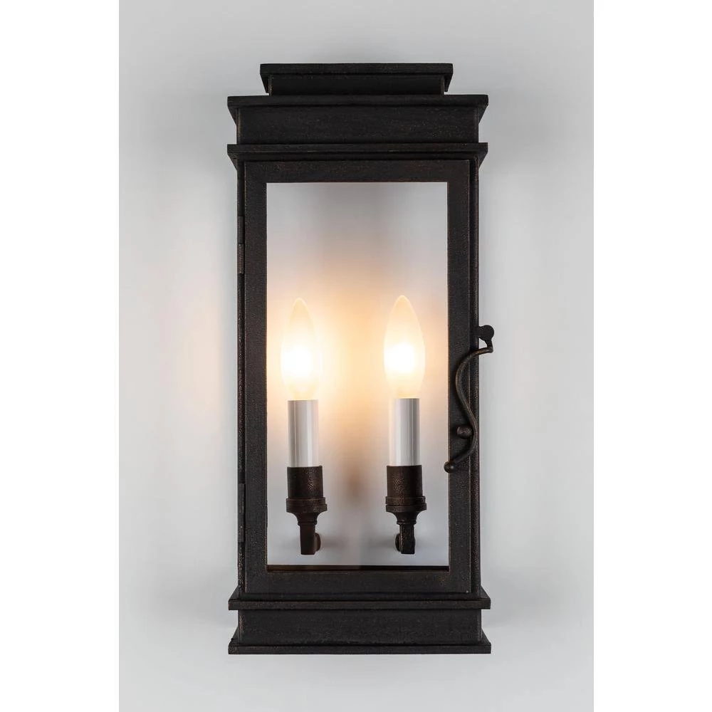 Vintage 2-Light Vintage Bronze Outdoor Wall Lantern Sconce by Troy Lighting 8 Vintage 2-Light Vintage Bronze Outdoor Wall Lantern Sconce by Troy Lighting - Image 6