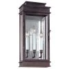 Vintage 3-Light Vintage Bronze Wall Mount Outdoor Wall Lantern Sconce by Troy Lighting