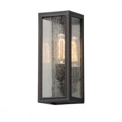 Dixon 1-Light Vintage Bronze Outdoor Wall Lantern Sconce by Troy Lighting